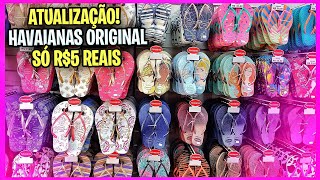 CHINELOS HAVAIANAS ATACADO  PROMOÇÃO R499 DIRETO DA DISTRIBUIDORA ORIGINAL DA HAVAIANAS NO BRÁS [upl. by Freeborn135]