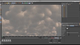 Realistic Cloud Making in Cinema 4D Tutorial [upl. by Eecyal]