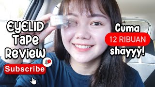 Eyelid tape review termurah dan tahan lama [upl. by Nomar214]