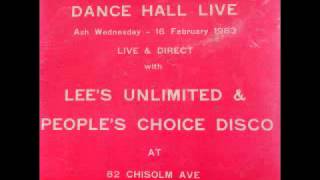 LEES UNLIMITED amp PEOPLES CHOICE DISCO  Live amp Direct at 82 Chisolm ave 1983 Arrival [upl. by Feodora]