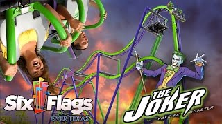 The Joker New Roller Coaster for Six Flags Over Texas in 2017 [upl. by Riada]