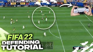 HOW TO DEFEND IN FIFA 22  COMPLETE DEFENDING TUTORIAL [upl. by Arema]