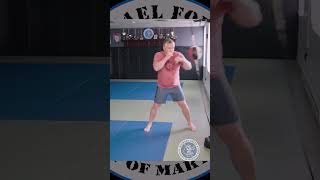 Footwork Drills On The Double End Bag Part 1 kickboxing martialarts [upl. by Emylee]