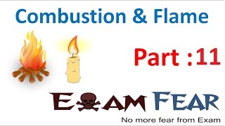 Chemistry Combustion amp Flame Part 11 Structure of Flames Class 8 VIII [upl. by Jaine]