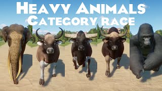 Heavy Animals Races in Planet Zoo included Elephant Jersey Cow Kouprey Mountain Gorilla amp etc [upl. by Adnwahsor]