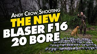 Andy Crow shoots pigeons with the NEW Blaser F16 20 Bore [upl. by Crista]