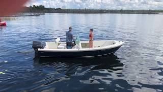 Tubing Cowpen Lake FL Fathers Day 2019 Aquasport 170 [upl. by Eniamzaj]