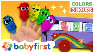 Toddler Learning Video  COLOR CREW  Songs Magic Toys amp More  3 Hours Compilation  BabyFirst TV [upl. by Sherburn110]