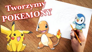 JAK RYSOWAĆ POKEMONY czyli ROZWIJAMY KREATYWNOŚĆ [upl. by Aicelef421]