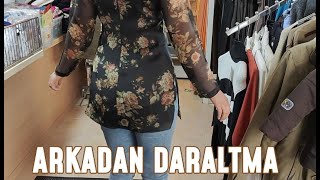 PRATİK ELBİSE DARALTMA 💯 Elbiseyi arkadan daraltmak ✅ Fermuar Takma [upl. by Sublett]