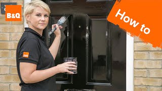 How to paint an external door [upl. by Pretrice]