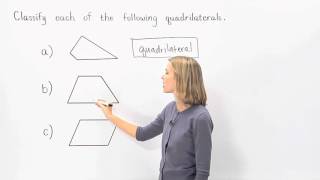 Classifying Quadrilaterals  MathHelpcom [upl. by Orteip]