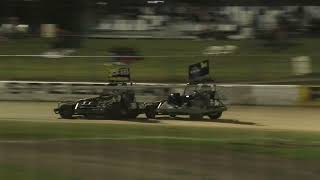 Wanganui Vulcans vs Stratford Stormers NZ Stockcar Teams 2024 Qualifying Race 11 [upl. by Nevsa179]