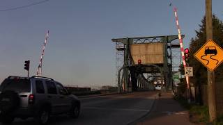 Route 52 Drawbridge in Action West Side Joliet IL 5920 [upl. by Naujet]