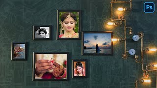 Photo Collage Design Tips Tutorial  Adobe Photoshop Tutorial for Begineers [upl. by Notsehc]