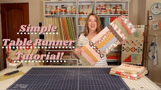 Simple Table Runner Tutorial [upl. by Ellened669]