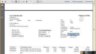 eAccounting føre leverandørfaktura med mva [upl. by Noraed]