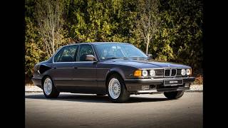 Video 1987 BMW 767iL Goldfisch V16  BMW Goldfisch V16 concept [upl. by Dijam877]