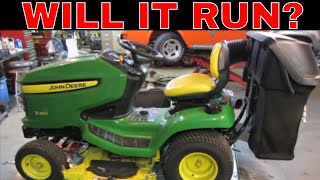 Will It Run abandoned John Deere x360 from a Yard Sale [upl. by Vasily]