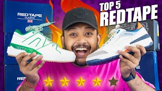 Top 5 Best Red Tape White ShoesSneakers for Men 🔥 Amazon Shoes Haul 2024  ONE CHANCE [upl. by Roderic]