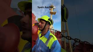 Ship mein oil fill krne se phle Mila Anchor🛳️☠️🗿 spain explore ship shortvideo [upl. by Ferna178]