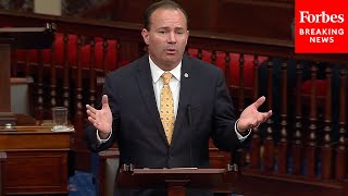 Mike Lee Attacks Bipartisan Infrastructure Bill In Mammoth Senate Speech Right After Draft Released [upl. by Ydasahc]