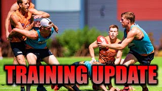 Essendon Training Update [upl. by Arihsak]