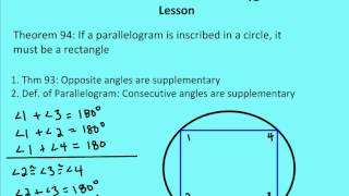 107 Inscribed and Circumscribed Polygons Lesson [upl. by Stoops]