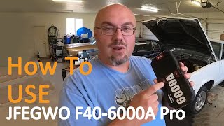 How to use a JFEGWO 6000A Pro  Real Review Video [upl. by Truitt250]