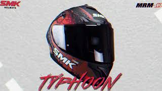 Casco para moto SMK  TYPHOON REPTILE [upl. by Nakah]