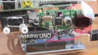 Laser Range Finder Raspberry Pi Arduino and OpenCV [upl. by Durr]