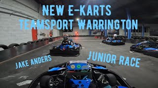 New Ekarts TeamSportKarting Warrington Junior series Race racing indoorkarting teamsport [upl. by Ajiam]