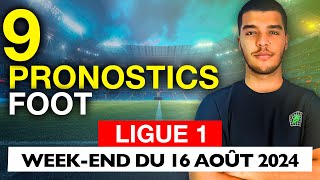 Pronostic foot Ligue 1  Nos 9 pronos du weekend Le Havre PSG Rennes Lyon Marseille Sainté [upl. by Allison]