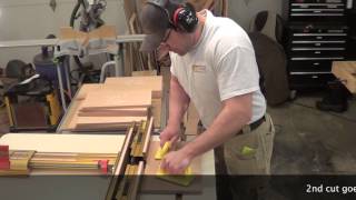 Building Kitchen Cabinets part 15 Making the raised panels for the base cabinet doors [upl. by Hagai]