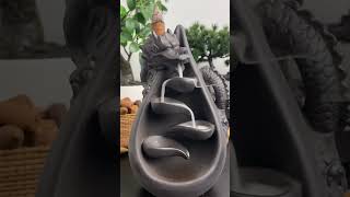 Dragon Backflow Incense Burner incense zen cure relaxing relaxingvideos agarwood satisfying [upl. by Ashley]