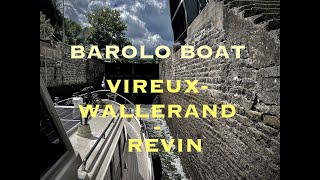 Timelapse 011 in 4K Maas river sailing from VireuxWallerand to Revin in France [upl. by Niemad904]