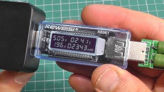 Хороший USB тестер зарядок и power bank Charger doctor Keweisi KWSv20 обзор сравнения [upl. by Lourdes]