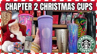 STARBUCKS COFFEE  CHAPTER 2 HOLIDAY 2023 RELEASE CUP DAY  SPARKLY TUMBLERS  starbucks [upl. by Faden615]