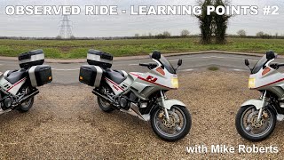 Observed Ride  Learning Points 2  Advanced Motorcycle Riding Hints amp Tips [upl. by Nylanna]