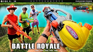 The NERF WAR  SPYRA BLASTER BATTLE ROYALE begins  Part 1 [upl. by Yssenhguahs]