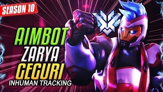 AIMBOT Zarya  Geguri INHUMAN TRACKING w Sinatraa S10 TOP 500 [upl. by Yatnahs]