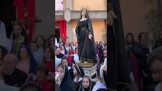 S Eufemia d’Aspromonte Reggio Calabria si svolge ogni anno l’antica Processione del Venerdì Santo [upl. by Llerrut]