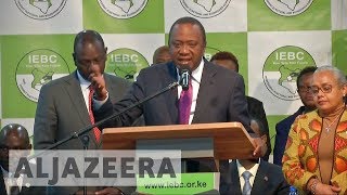 Uhuru Kenyatta wins Kenya presidential election [upl. by Noid232]