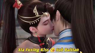 Alchemy Supreme Xia Fuxing Kiss 😘 Su Baitian 🥵 donghua anime kiss scene [upl. by Carrel]