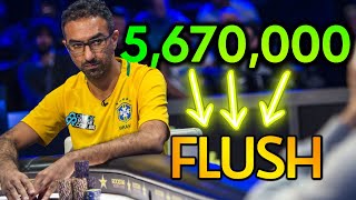 The FLUSH of a Lifetime See Who Takes 5670000 at Bellagio Cup V Final Table [upl. by Eelinej]