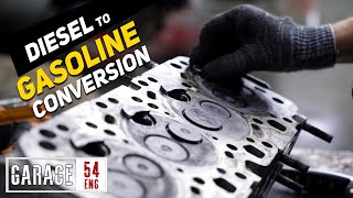 Converting a diesel engine to run on gasoline [upl. by Doowron]