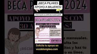 Beca pilares conoce este apoyo exclusivamente para mujeres [upl. by Alesiram]