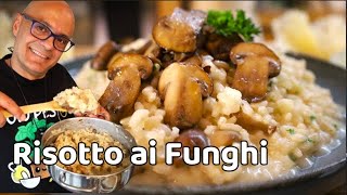 RISOTTO AI FUNGHI ricetta risotto ai funghi e funghi trifolati [upl. by Gross]