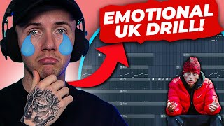 How To Make Emotional Drill Beats For Central Cee From Scratch FL Studio 21 Tutorial [upl. by Sidwohl57]