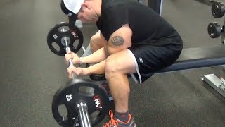 Barbell Wrist Curls Adding quotMuscle and Strengthquot to your Forearms the OLD SCHOOL Way [upl. by Huesman]